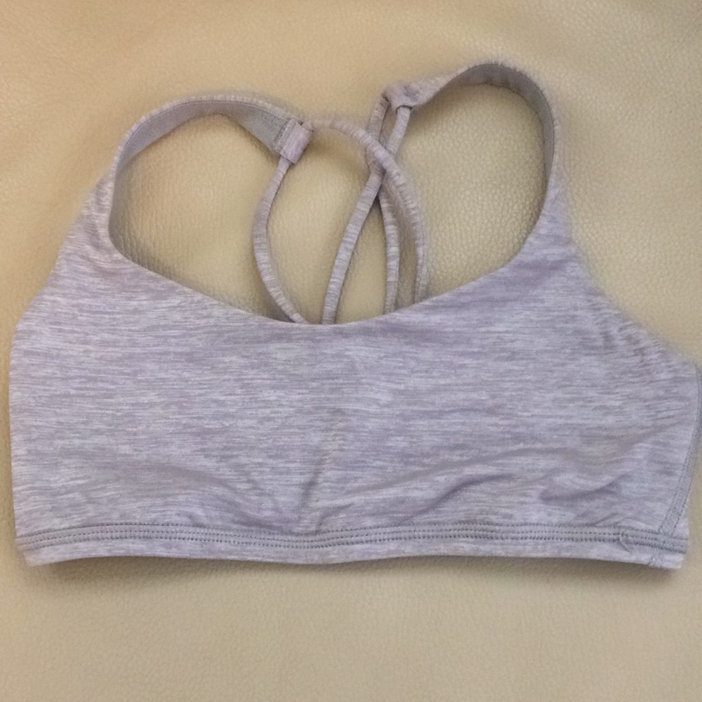 Lululemon Silver Sports Bra